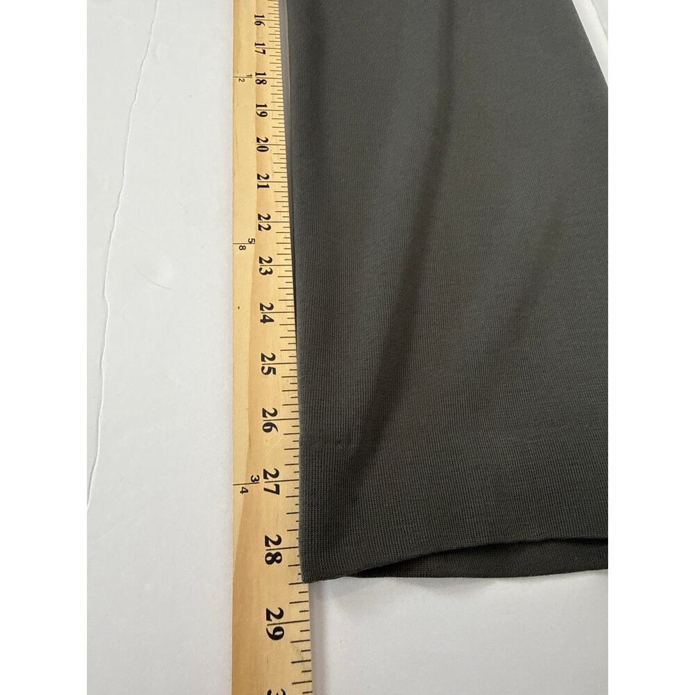 Misook Olive Knit Pull-On Straight Leg Pants Sz L - Picture 5 of 6